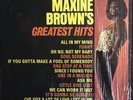 MAXINE BROWN Greatest Hits VINYL LP Orig 1967 USA Wand NORTHERN SOUL ARTIST EX