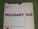 GERRY MULLIGAN ALLEN EAGER PRESTIGE ESQUIRE 32-014 RVG U.K. Orig. 1956