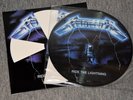 Metallica - Ride The Lightning Reissue Pic LP Picture Vinyl Record Rare NM Cliff