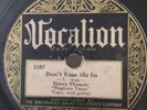 PRE WAR BLUES HENRY THOMAS Vocalion 1197 Don't Ease Me In/Texas Easy Street V