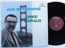 VINCE GUARALDI TRIO Jazz Impressions FANTASY LP VG+ SHRINK