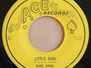 ORIGINAL Earl King - Little Girl / My Love is Strong 45, R&B blues