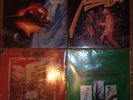4 lp's   zz top, afterburner, tres hombres, fandango, deguello