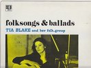 TIA BLAKE and her folk group beautiful rare French LP FOLKSONGS & BALLADS SFP