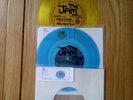 The Jam - Pop Art Poem yellow and rare blue flexidiscs