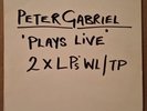 Peter Gabriel: Plays Live (Test Pressing) [Vinyl LP]
