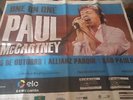 PAUL McCARTNEY - Promo POSTER 2017 BRAZIL TOUR ====it's NOT lp mono beatles 7 45