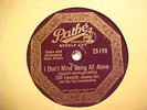 CLIFF EDWARDS (UKELELE IKE)  I DON'T MIND BEING ALL ALONE   PATHE SPLATTER 25198