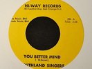 LISTEN MP3 BLACK GOSPEL GROUP SOUL 45 Southland Singers Hi-Way 204