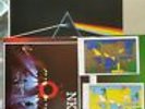 PINK FLOYD DARK SIDE OF THE MOON LP HARVEST  SMAS 11163 2 POSTERS 2 POSTCARDS