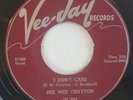 ORIGINAL Pee Wee Crayton -- I Don't Care 45, RNB R&B blues, good guitar, doo wop