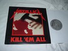 METALLICA Kill 'Em All LP classic ORIGINAL US SILVER   label MEGAFORCE