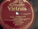Enrico Caruso - 78rpm single 12-inch – Victrola #88127 Aida – Celeste Aida