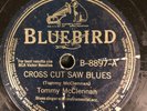 Bluebird 8897 Tommy McClennan CROSS CUT SAW BLUES V- -  78rpm DELTA Blues