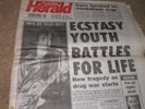 Jimmy Page Robert Plant -  Dublin Evening Herald 20 July 1995 RARE Led Zeppelin
