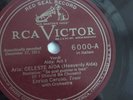 Enrico Caruso - 78rpm single 12-inch – Victrola #6000 Aria: Celeste Aida