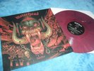 MOTORHEAD -SACRIFICE- VERY HARD TO FIND MAGENTA VINYL LP RE-PRESS COLLECTORS