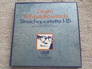 8 LP VINYL Box Dmitri Schostakowitsch Streichquartette 1-15 Borodin Quartett