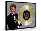 Dean Martin Everybody Loves Somebody Framed Gold Disc Display ( A4 Size )