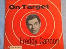 FREDDY CANNON,ON TARGET,1960 TOP RANK LABEL,R&R,COVER EX,VINYL EX PLAYS BETTER.