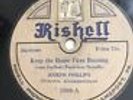 78rpm  Harry McClasky - Joseph Phillips- RISHELL 1009 VG+ Scarce Label