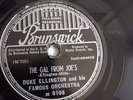Duke Ellington - 78rpm single 10-inch – Brunswick #8108 I Let A Song Go Out...