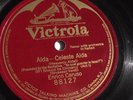 Enrico Caruso - 78rpm single 12-inch – Victrola #88127 Aida – Celeste Aida