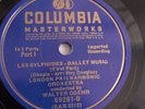 Walter Goehr - 78rpm single 12-inch - Columbia #69281-D Les Sylphides - Ballet