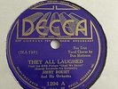 Jimmy Dorsey - 78rpm single 10-inch – DECCA #1204 They All Laughed