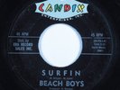 Surf Rock 45 BEACH BOYS Surfin CANDIX HEAR