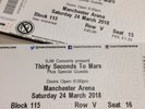 X2 30 Seconds To Mars Tickets