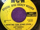 Roy Orbison signed 45 rpm