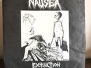 Extinction by Nausea 1990 Vinyl Profane Existence Records 1st Press Poster