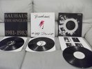 BAUHAUS - THE SKY'S GONE OUT, THE SINGLES, ZIGGY STARDUST  VINYL RECORDS