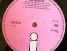 Free LP Fire and water UK Pink island 1st press BEAUTIFUL COVER