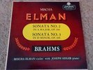Mischa Elman Joseph Seiger Brahms Sonata No. 2 & 3 Violin & Piano London LP FFRR