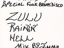 Afrika Bambaataa - 'Zulu Rainin' Hell Mix' (Vinyl LP Record)