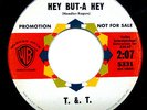 T & T 45 Hey But-a Hey / Perfectly Proportioned 1963 Girl Group Popcorn DJ E3095