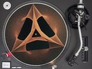 Turntable Slipmat  by Taz Studio - Specially Cork mat  Psychedelic pyramid