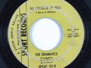 Northern Soul 45 DRAMATICS All Because Of You SPORT HEAR