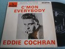 EDDIE COCHRAN C'MON EVERYBODY EP LIBERTY LEP 2111 ROCKABILLY ROCK N ROLL