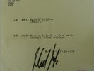 Rolling Stones Japanese Promo * ANGIE *  signed by MICK TAYLOR.