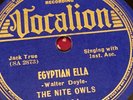 AMERICANA String Band THE NITE OWLS Egyptian Ella/Jealous VOCALION USA  78rpm
