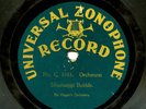 9 INCH UNIVERSAL ZONOPHONE C5181  HAGER’S ORCHESTRA 1903 MISSISSIPPI BUBBLE