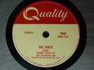 1958 Country 78 rpm JOHNNY CASH Ballad of a Teenage Queen / Big River QUALITY EX