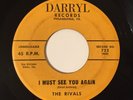 Doo Wop Group 45  RIVALS “I Must See You Again” on DARRYL (Phila.) orig ’57 HEAR