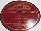 EMILIO DE GOGORZA VICTOR 78 RPM RECORD 74105 O SOLE MIO 