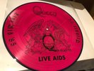 Queen Live Aid Very Rare Picture Disc Lp Numbered To 250 Only