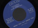 1963 Roy Dunn Country 45 on Dixie (What They Say About You /Walking Streets)