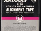 Nortronics Azimuth & Alignment Reel to Reel Tape with Instructtions - Tested
